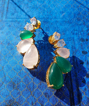 Load image into Gallery viewer, Green Shine Earrings
