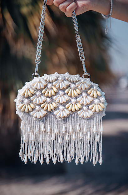 Teardrop Pearls Bag