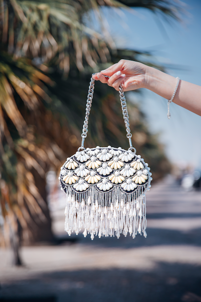 Teardrop Pearls Bag